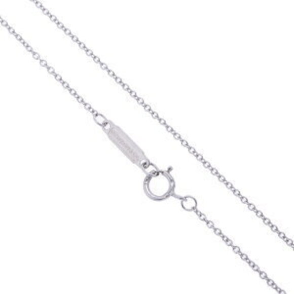 Tiffany Smile Necklace white gold diamonds - Picture 4 of 9